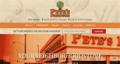 Desktop Screenshot of petesproduce.com